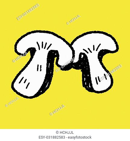 431x470 Pencil Drawing Mushroom Stock Photos And Images Age Fotostock