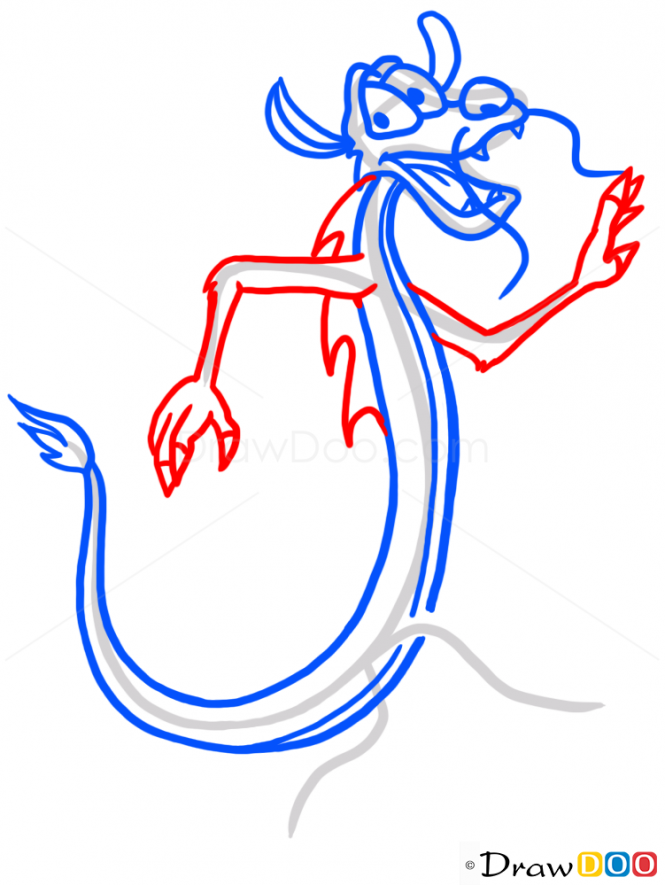 665x885 how to draw mushu dragon, dragons and beasts how to draw mushu