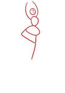 211x302 How To Draw A Ballerina Music Box, Step