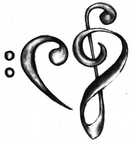 425x463 Art Music Drawings