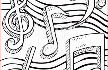 420x270 Music Notes Drawing Music Notes Coloring