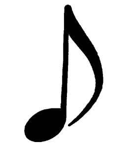 260x293 Music Note Drawing