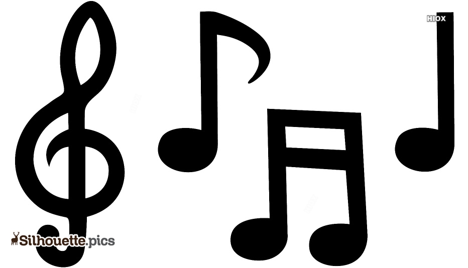 934x534 Musical Notes Drawing Silhouettes Free Silhouette Pics