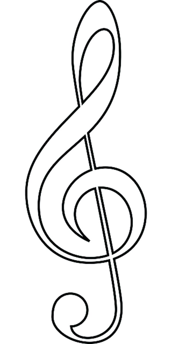 600x1200 Music Note Coloring Pages
