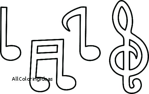 500x318 Musical Note Coloring Pages To Print Comfy Free Printable Music