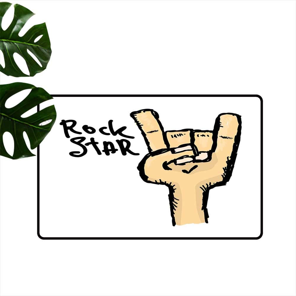 1000x1000 Anzhutwelve Rock Mats Doodle Devil Sign