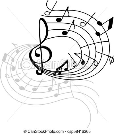 Music Staff Drawing | Free download on ClipArtMag