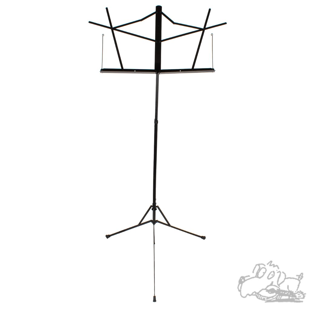 1024x1024 Portable Black Sheet Music Stand Garrett Park Guitars