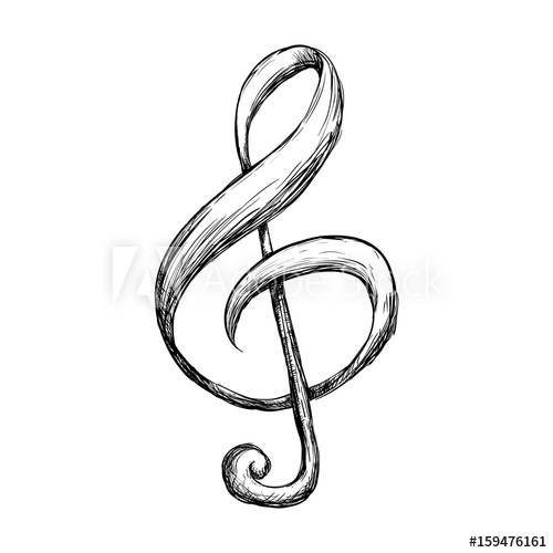 500x500 Music Note Symbol Icon Vector Illustration Graphic Design