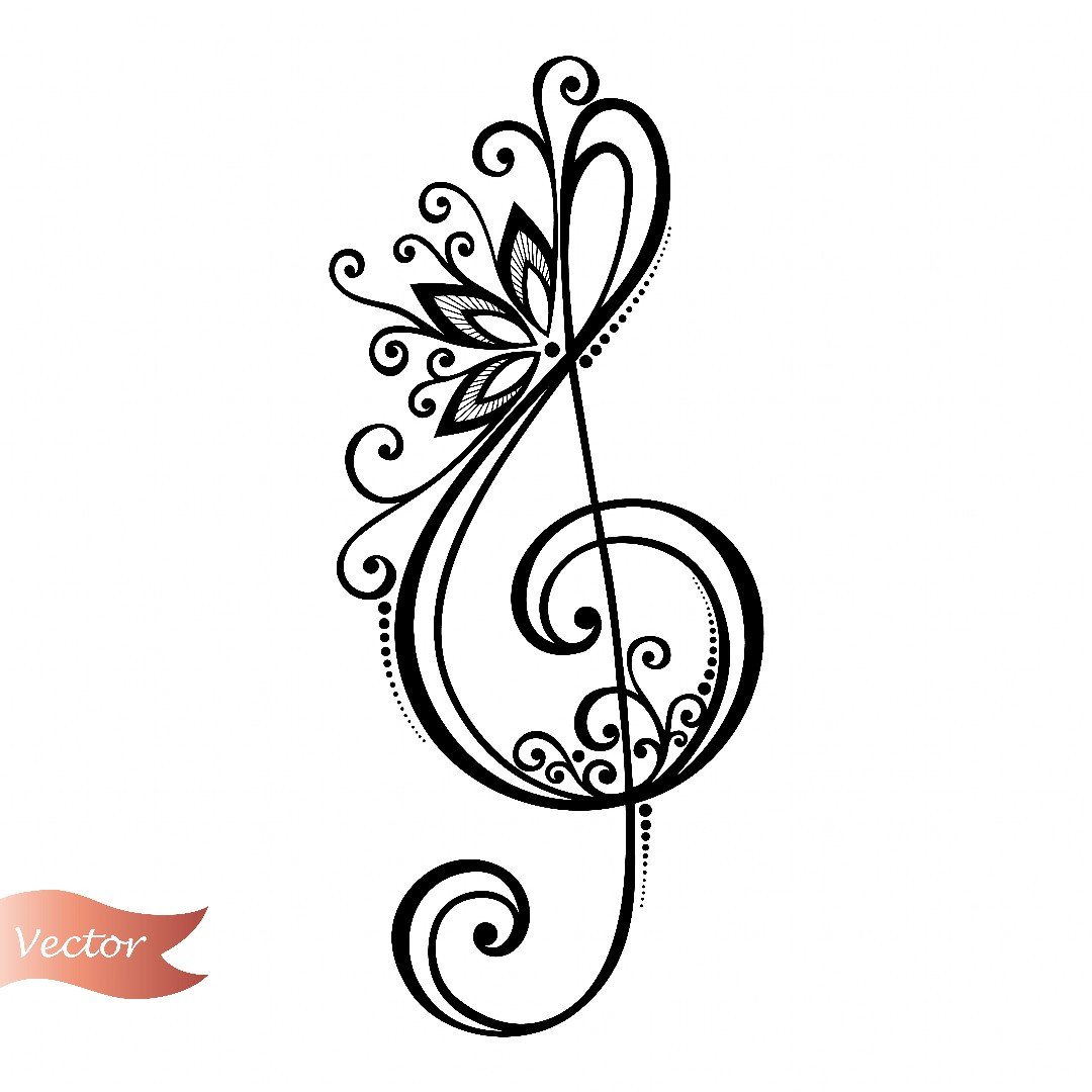 Music Symbol Drawing | Free download on ClipArtMag