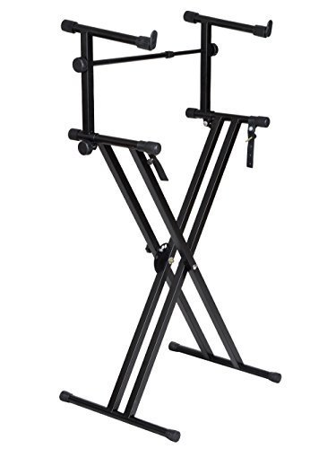 375x500 Tms X Style Pro Dual Music Keyboard Stand Electronic
