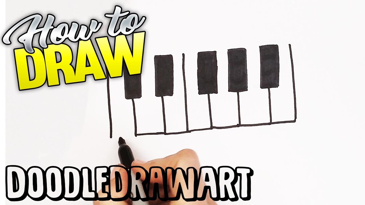 1280x720 How To Draw A Piano Keyboard Quick Draw! Step