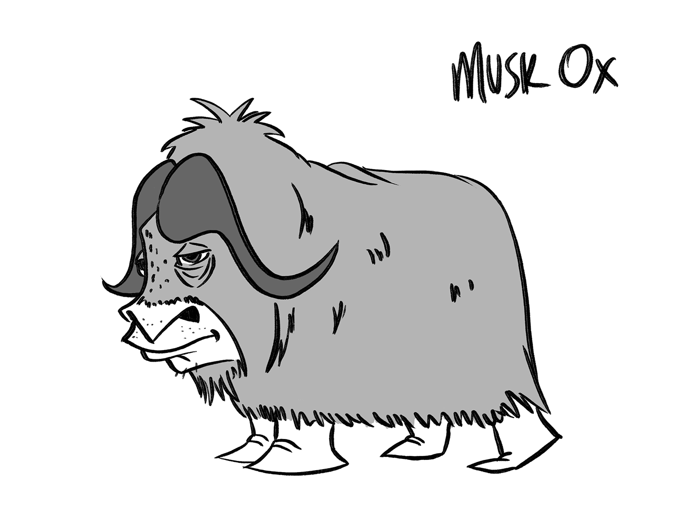 1400x1049 Animal Sketches On Behance