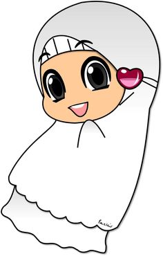 Muslim Girl Drawing