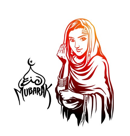 430x450 Muslim Girl Salam U Alaikum Gesture