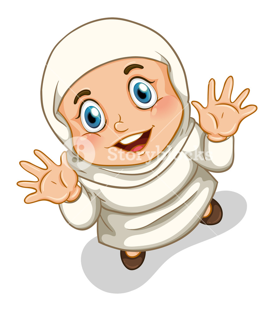 881x1000 Close Up Muslim Girl Smiling Royalty Free Stock Image