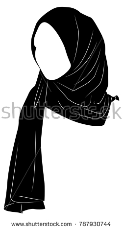 251x470 Muslim Girl Silhouette