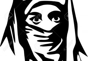 300x210 muslim girls with burka sketch muslim women drawing at getdrawings