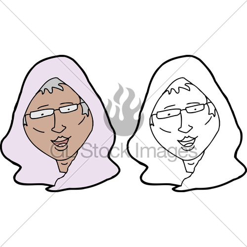 500x500 Senior Muslim Woman Gl Stock Images