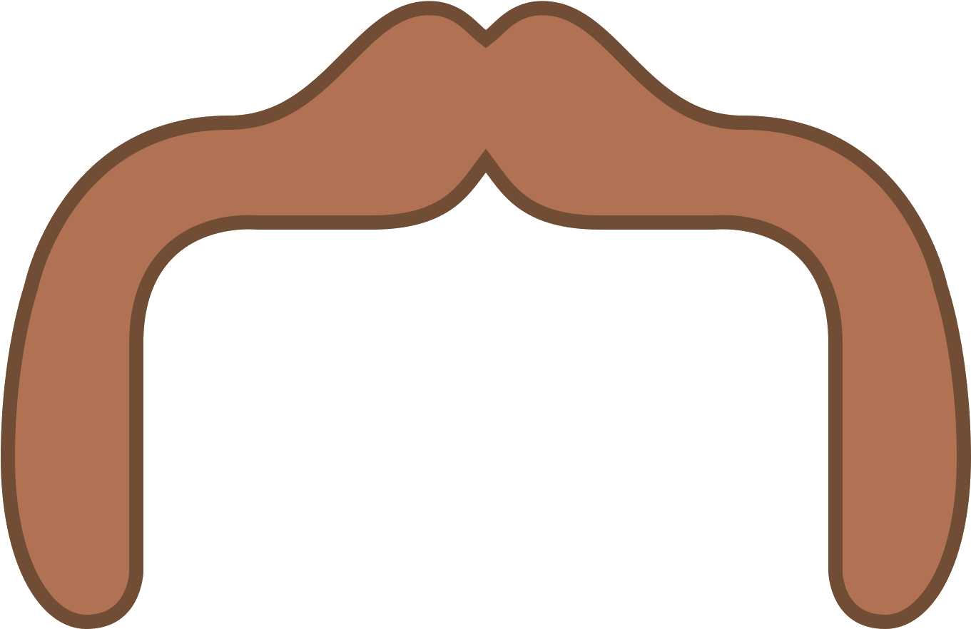 1361x882 Hd Drawing Mustaches Horseshoe