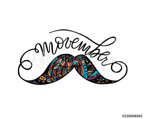 500x414 this is for movember hand lettering vector text, intertwined