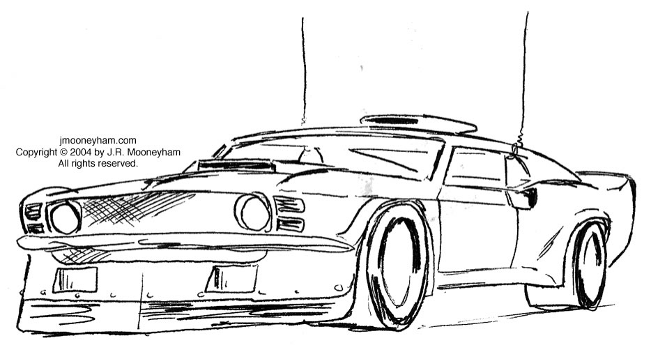 Mustang Car Drawing
