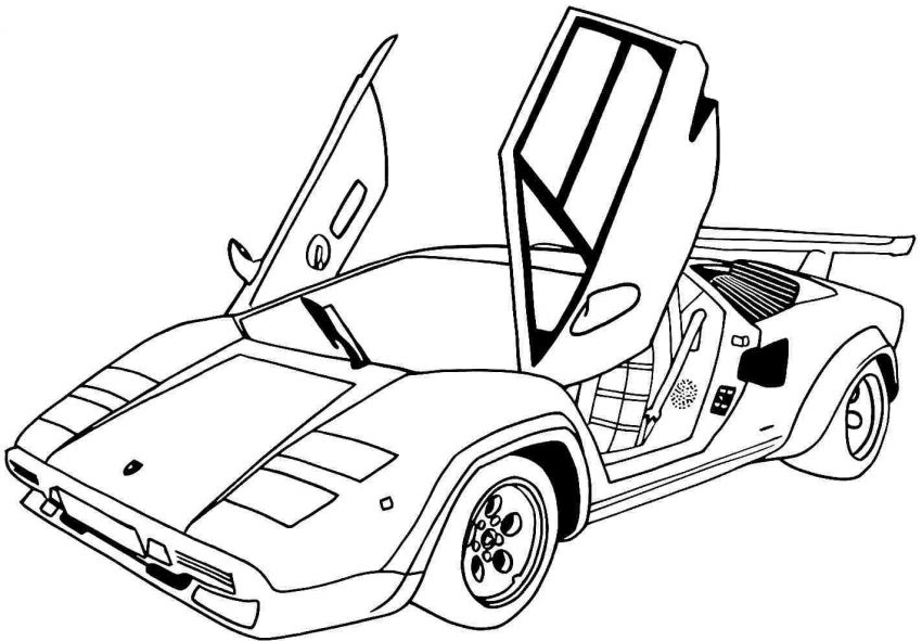 850x591 Ford Muscle Car Drawings