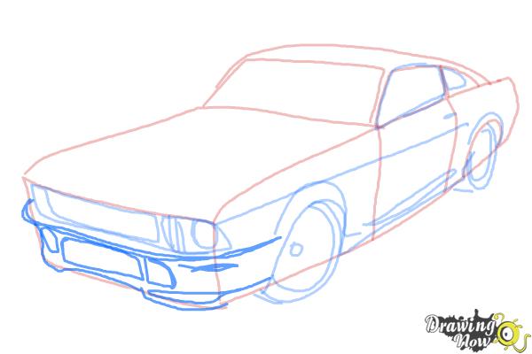 600x400 How To Draw A Ford Mustang