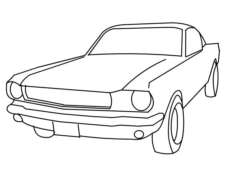 748x565 Mustang Coloring