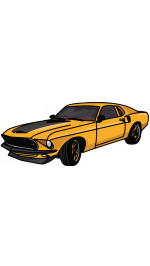 150x266 Drawing Mustang Step