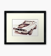 210x230 Ford Mustang Drawing Framed Prints Redbubble