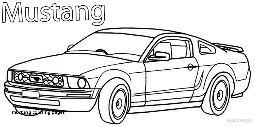 850x425 Mustang Gt Coloring Pages Elegant Mustang Drawing Beautiful Car
