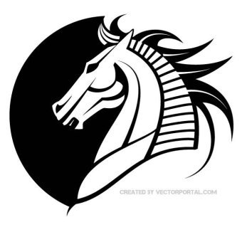 340x340 Mustang Horse Clipart