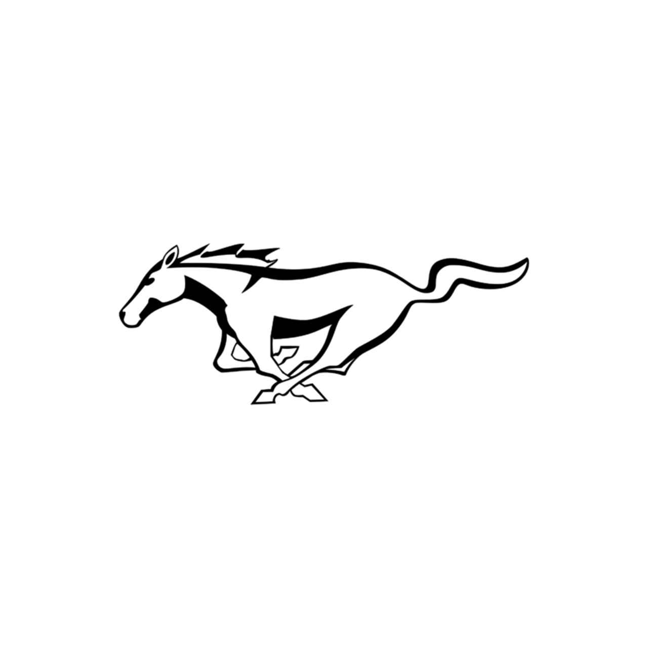 1280x1280 Mustang Logo Vinyl Decal