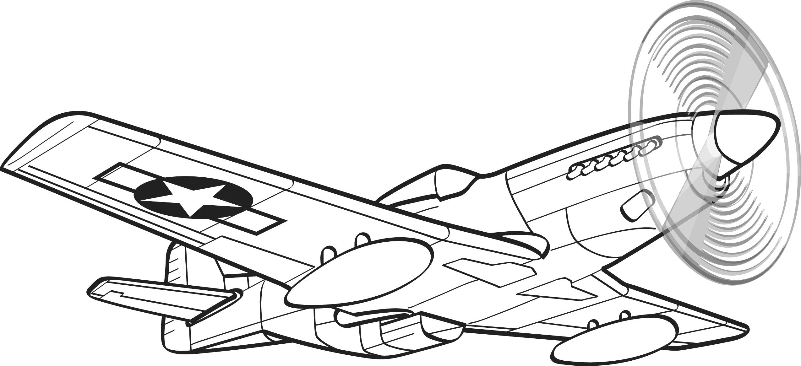 2550x1166 Mustang Drawing Airplane For Free Download
