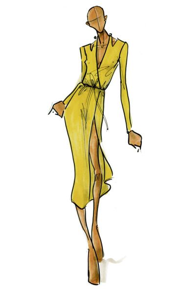 380x591 Four Sketches From The Upcoming Lg Fashion Week Fashion