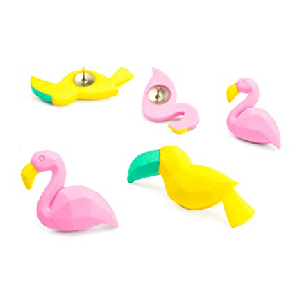 425x425 Mustard Push Tacks Drawing Pins