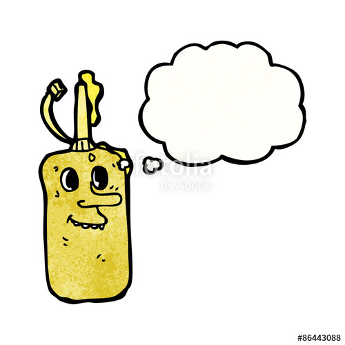 500x500 Cartoon Mustard Bottle Stock Image And Royalty Free Vector