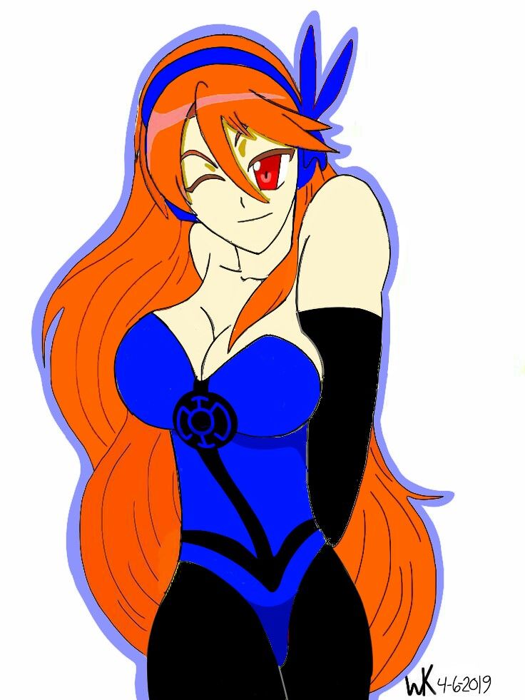 736x981 Blue Lantern Ga Kill My Anime Drawingsipad