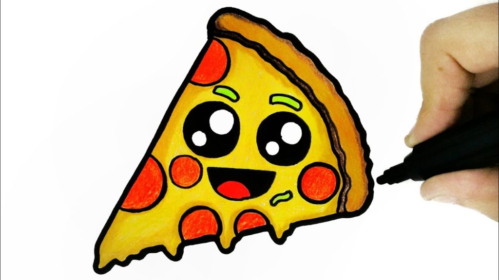 1024x576 How To Draw A Cute Pizza