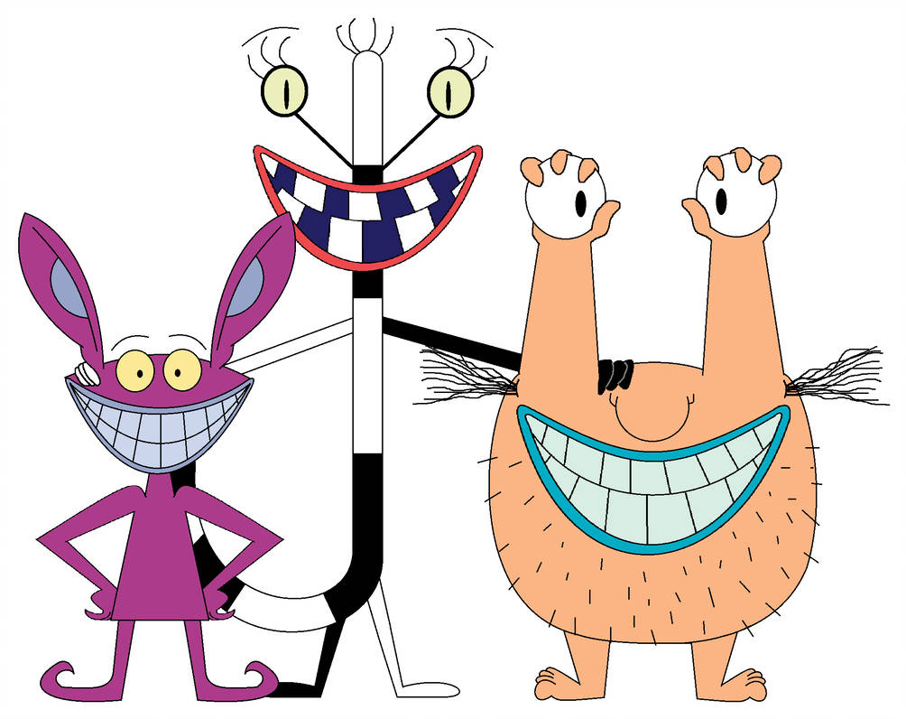 1004x796 My Drawing Of Ickis, Oblina, And Krumm