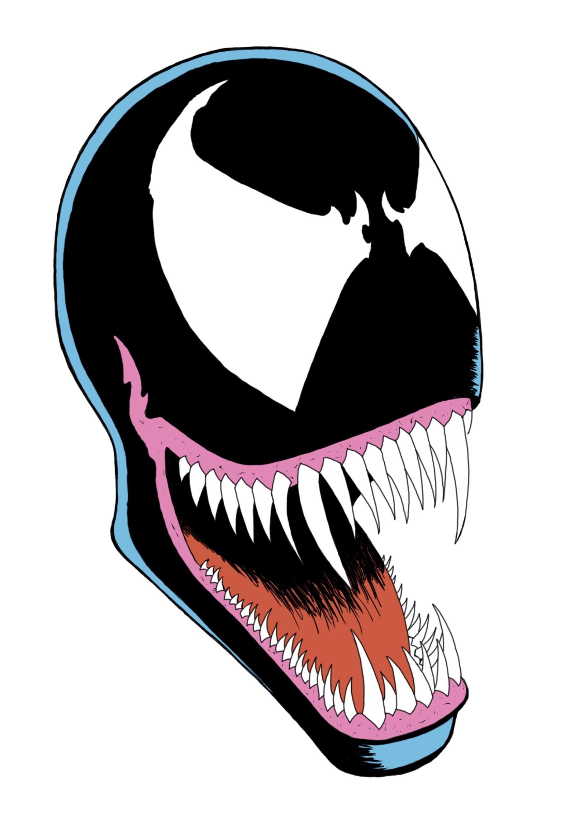 1814x2618 My Drawing Of Venom From The Cover Of Amazing Spider Man Also