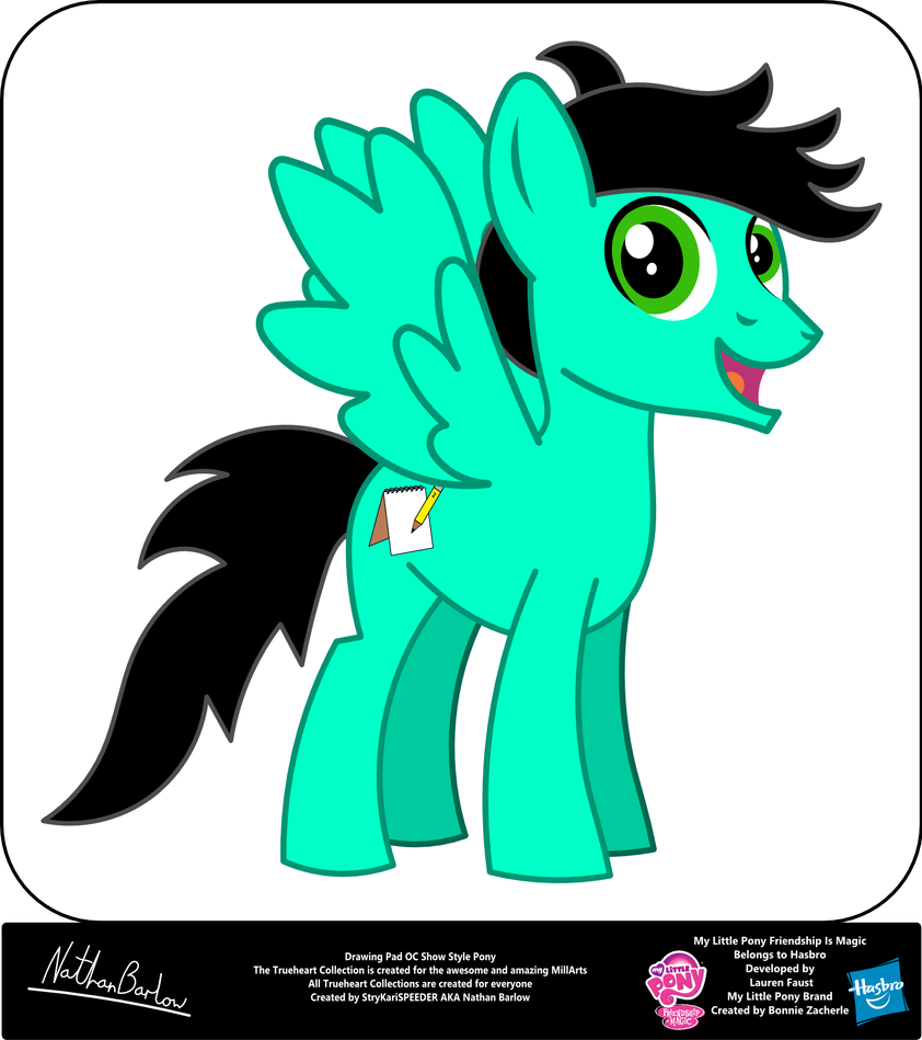 842x949 Drawing Pad Oc Show Style Pony