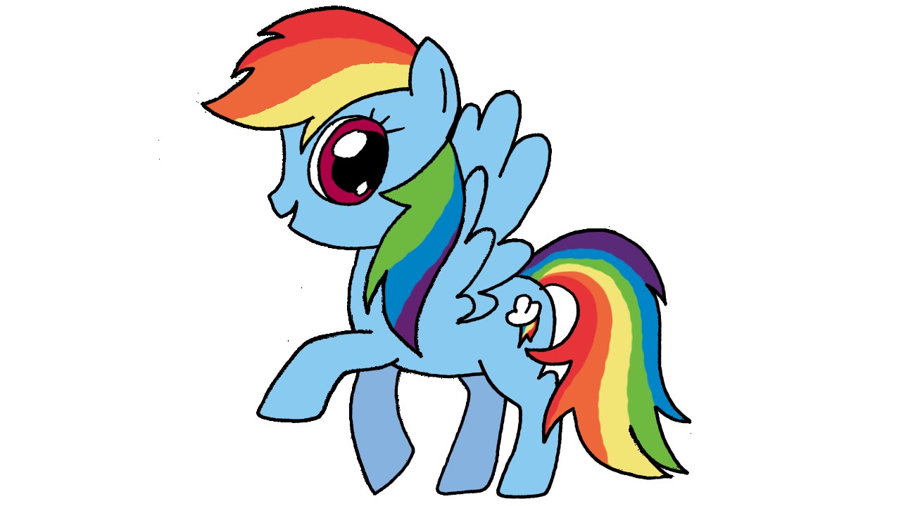 1280x720 How To Draw Rainbowdash