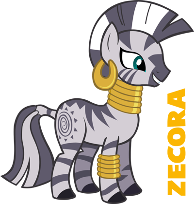 400x419 How To Draw Zecora From My Little Pony With Easy Step