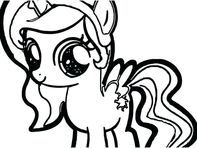 640x480 Cute Pony Drawings