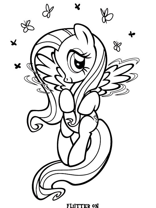 548x728 Fluttershy My Little Pony Coloring My Little Pony Coloring