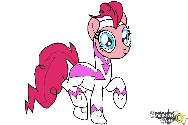 600x400 How To Draw Pinkie Pie, Filly Second From Power Ponies