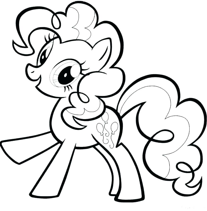 878x895 My Little Pony Pinkie Pie Coloring