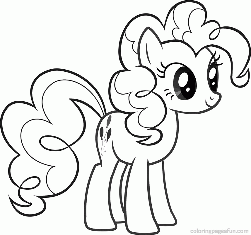 857x800 My Little Pony Pinkie Pie Coloring Pages
